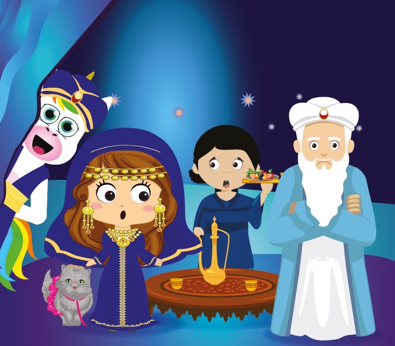 Colorin cuenta La reina Ester para niños