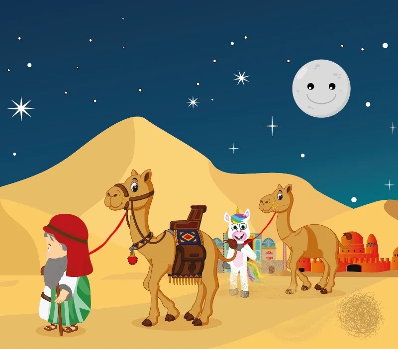 Colorin cuenta Abraham e Isaac para niños