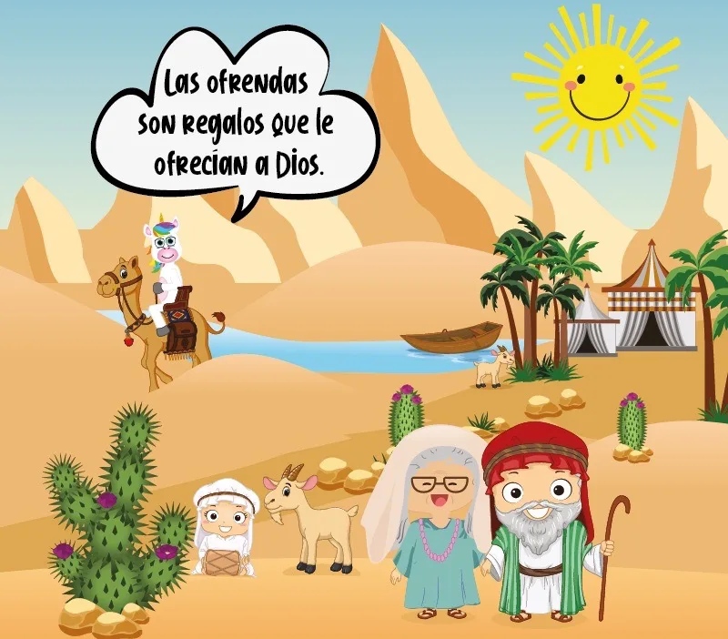 Colorin cuenta Abraham e Isaac para niños