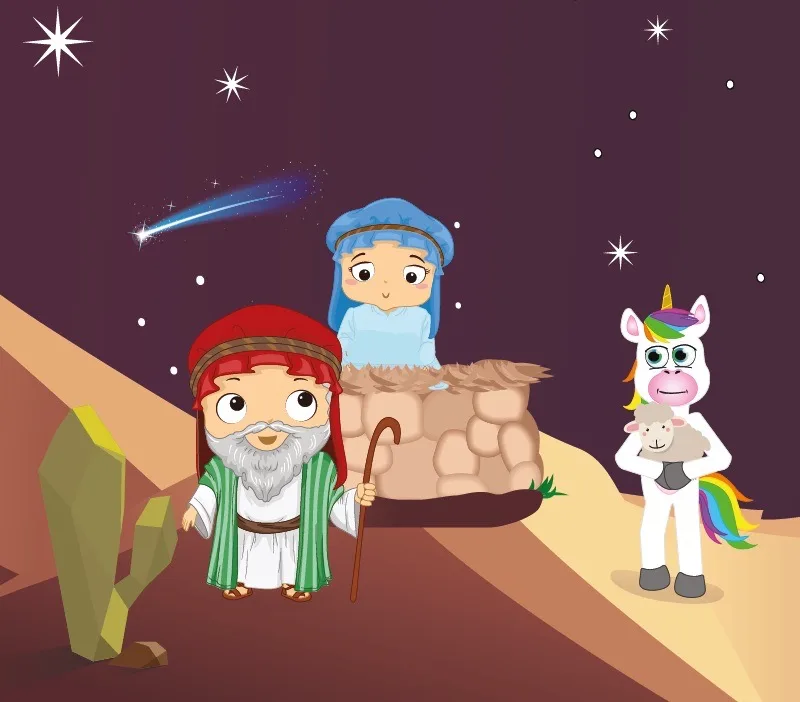Colorin cuenta Abraham e Isaac para niños