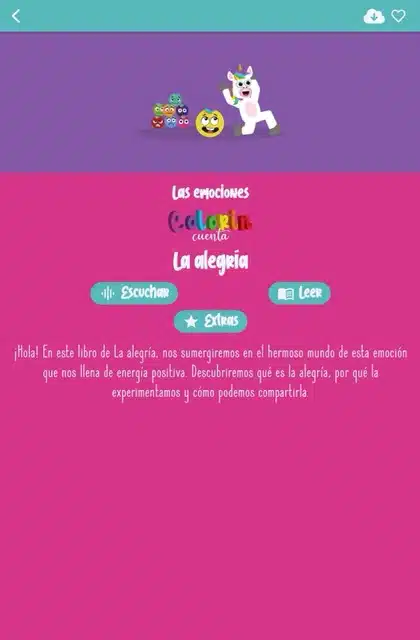 App Colorin Cuenta tablet