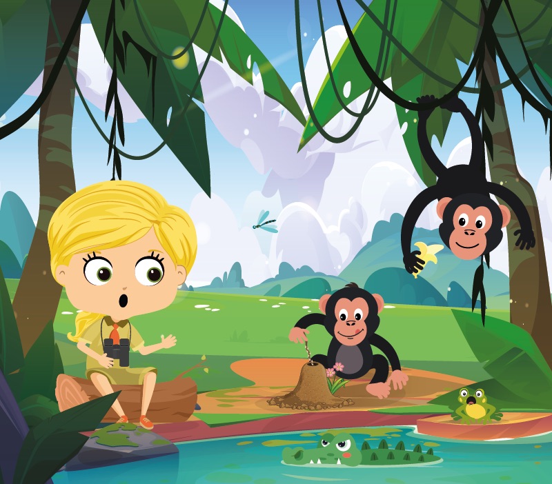 Colorin cuenta Jane Goodall para niños