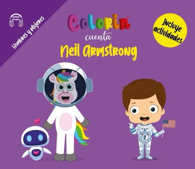 Colorin cuenta Neil Armstrong para niños