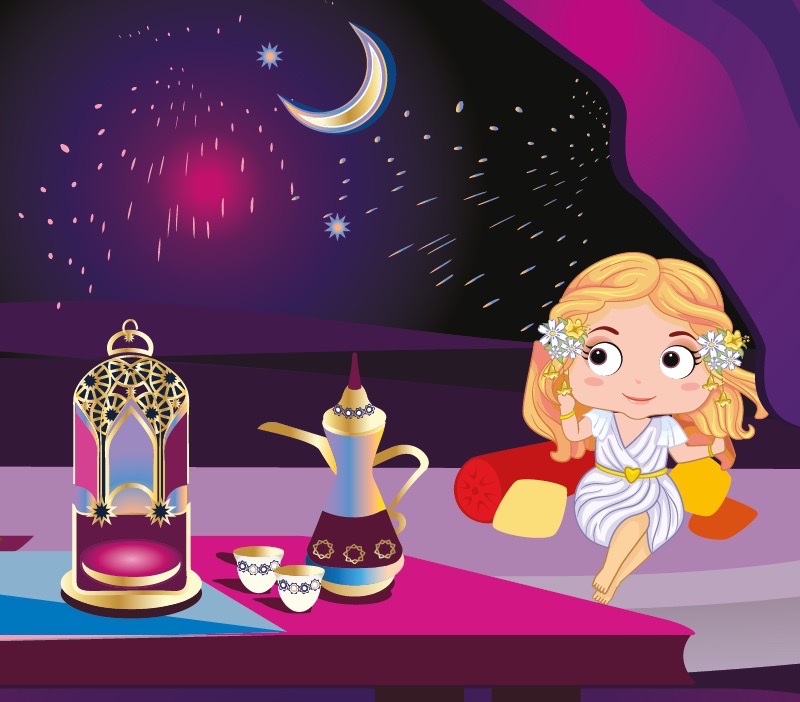 Colorin cuenta Sansón y Dalila para niños