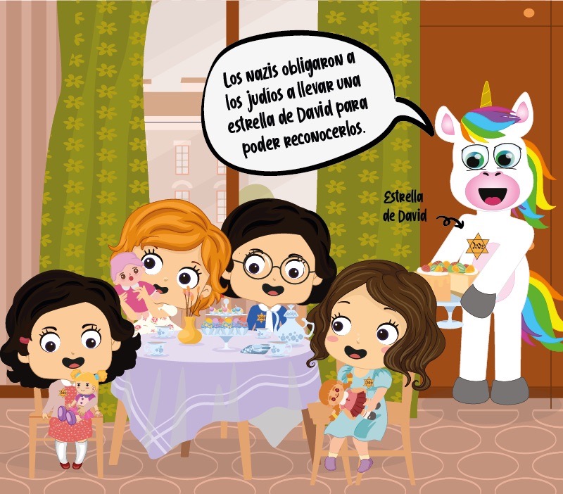 Colorin cuenta Ana Frank para niños