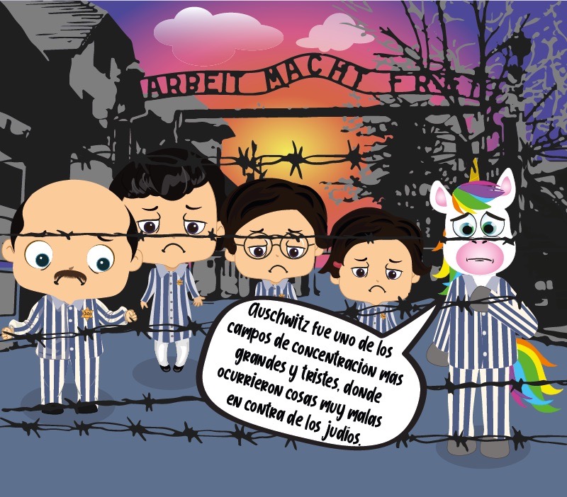 Colorin cuenta Ana Frank para niños