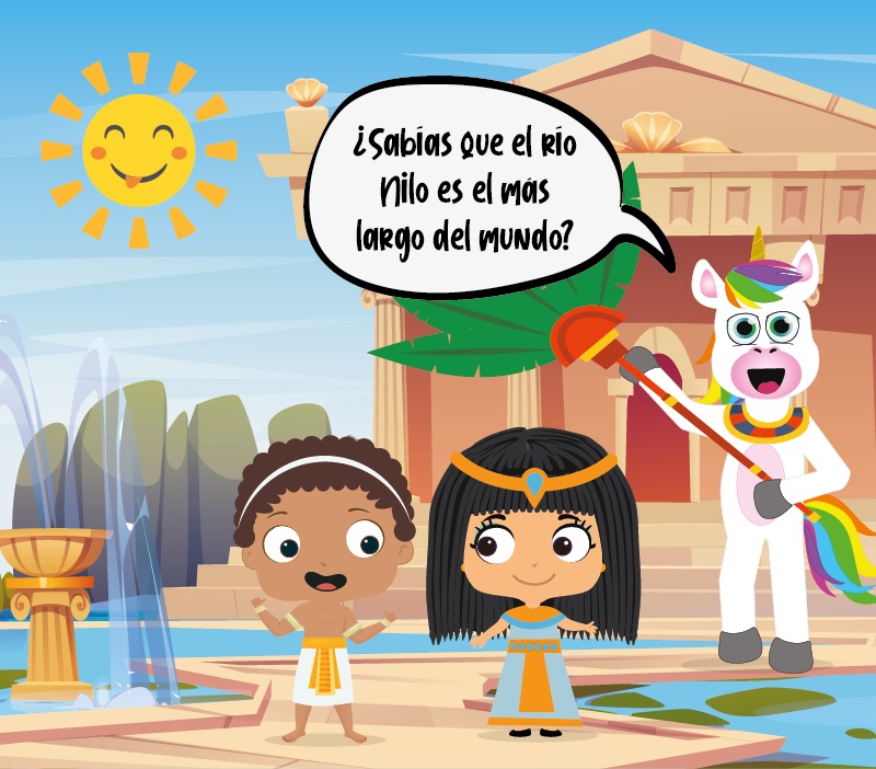 Colorin cuenta Cleopatra para niños
