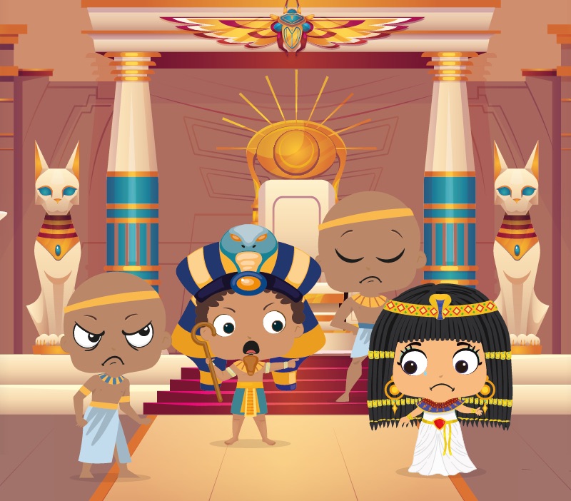 Colorin cuenta Cleopatra para niños