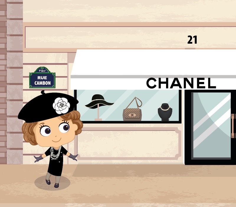 Colorin cuenta Coco Chanel para niños