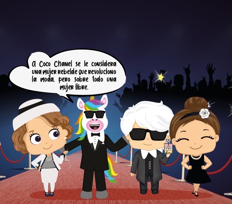 Colorin cuenta Coco Chanel para niños