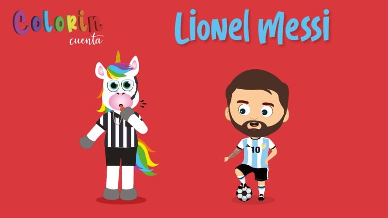 Colorin cuenta Lionel Messi para niños
