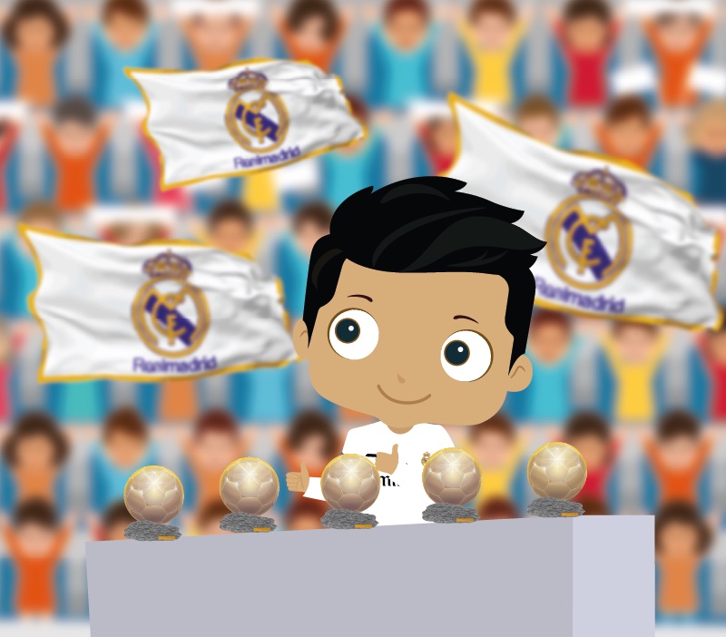 Colorin cuenta Cristiano Ronaldo para niños