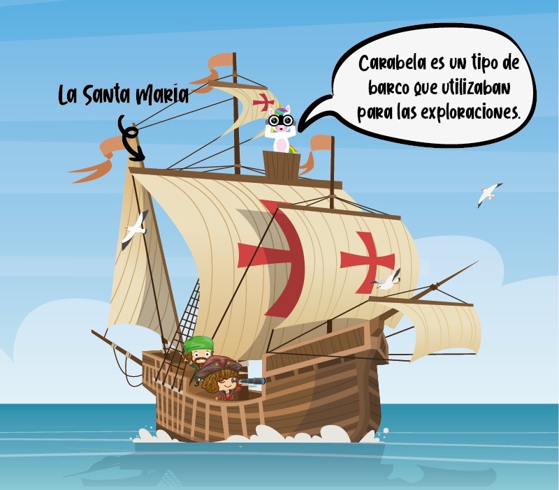Colorin cuenta Cristóbal Colón para niños