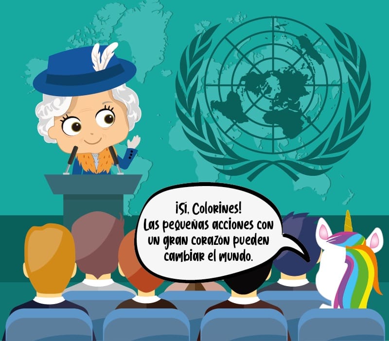 Colorin cuenta Eleanor Roosevelt para niños