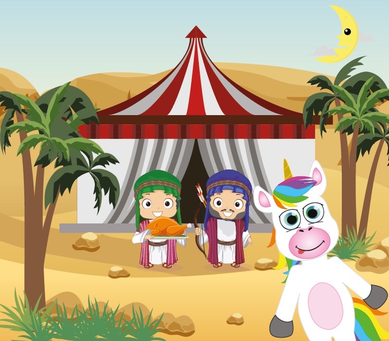 Colorin cuenta Jacob y Esau para niños