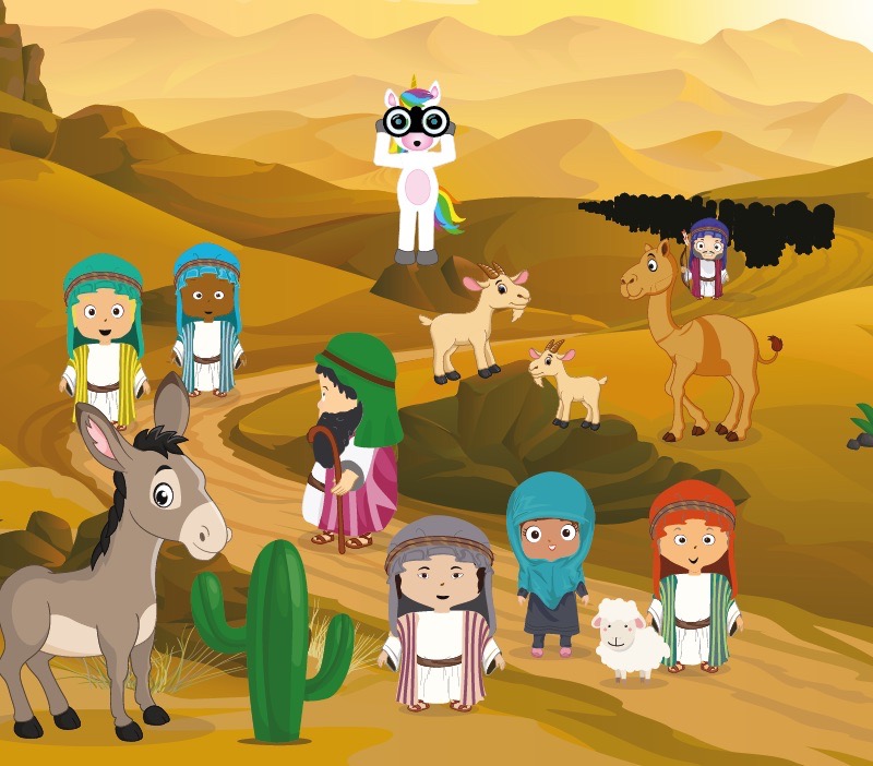 Colorin cuenta Jacob y Esau para niños