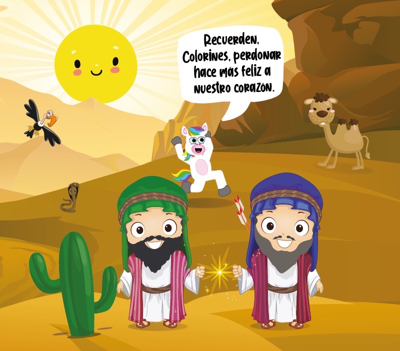 Colorin cuenta Jacob y Esau para niños