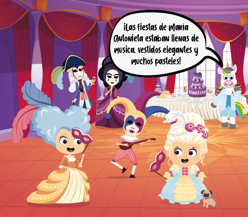 Colorin cuenta María Antonieta para niños