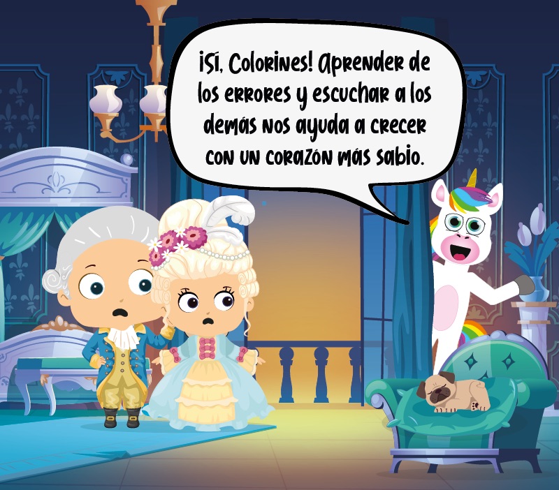 Colorin cuenta María Antonieta para niños