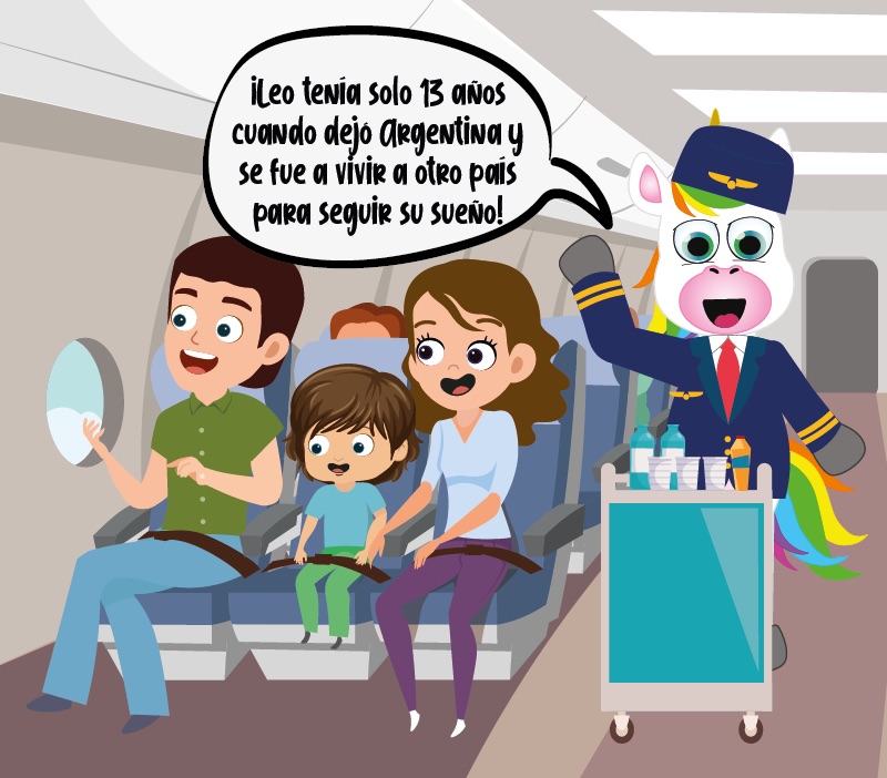 Colorin cuenta Lionel Messi para niños