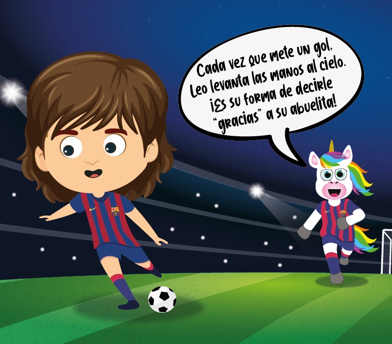Colorin cuenta Lionel Messi para niños