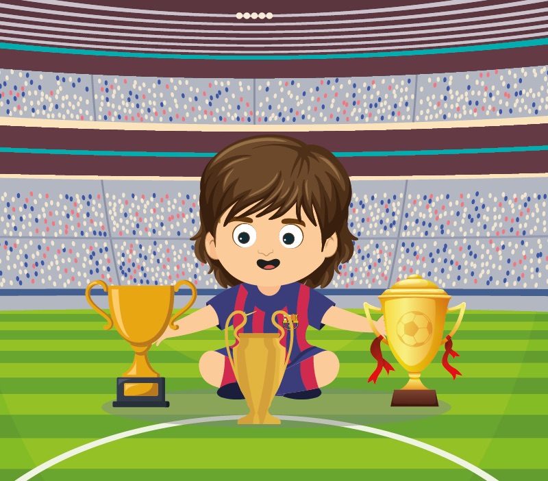 Colorin cuenta Lionel Messi para niños