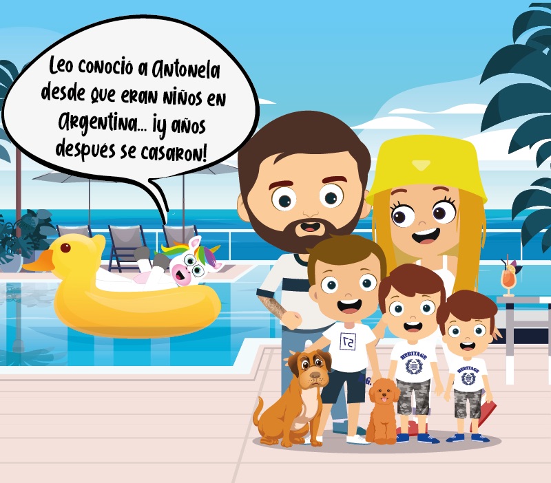 Colorin cuenta Lionel Messi para niños