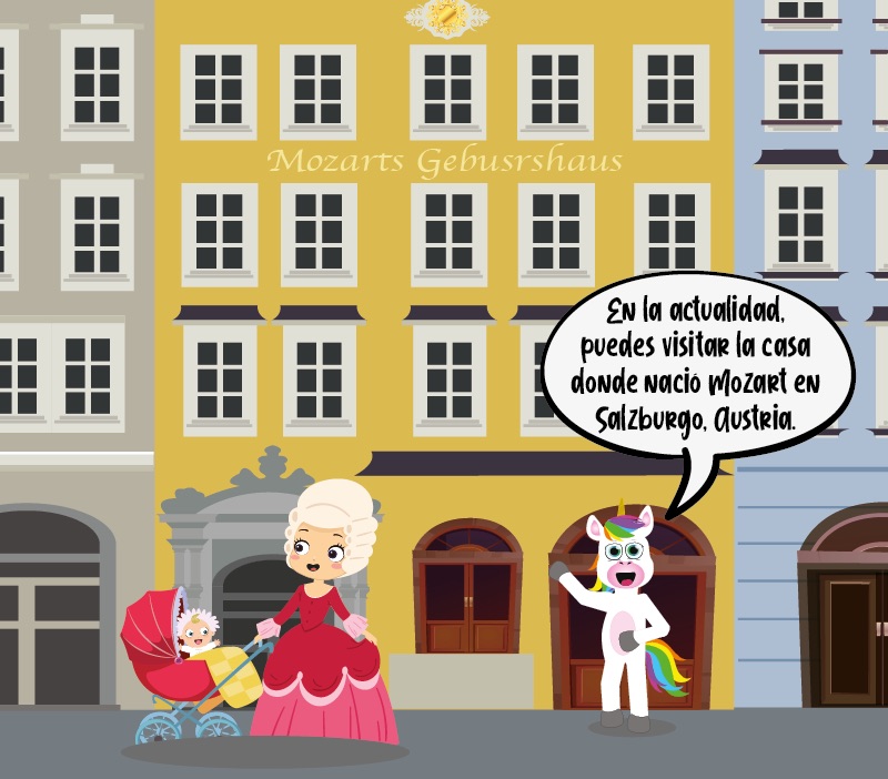 Colorin cuenta Mozart para niños