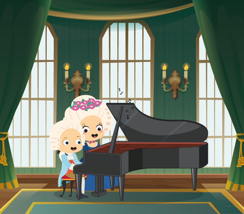 Colorin cuenta Mozart para niños
