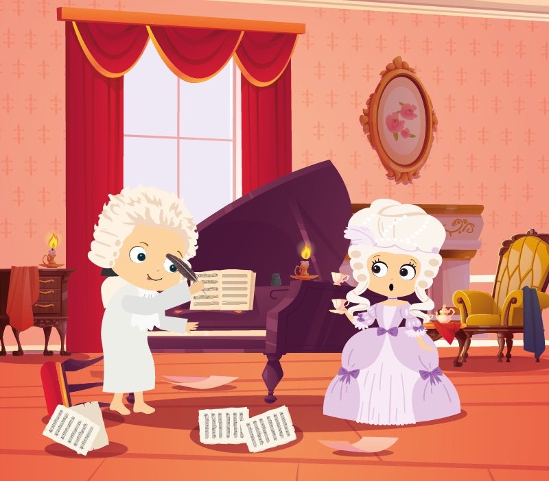 Colorin cuenta Mozart para niños
