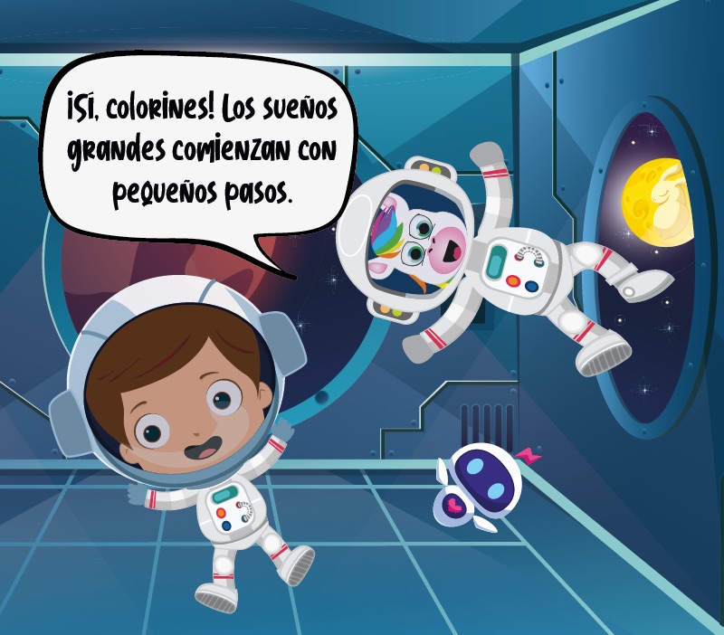 Colorin cuenta Neil Armstrong para niños