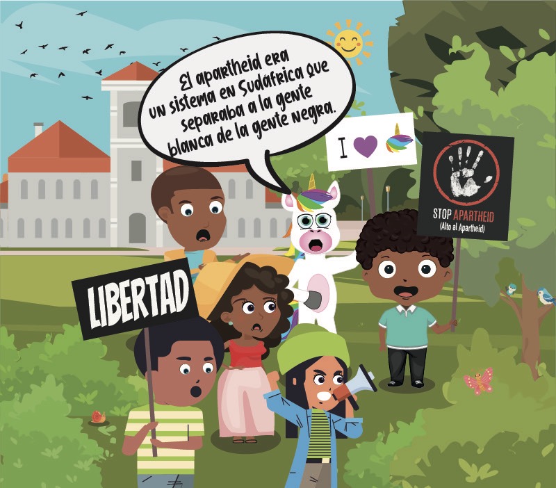 Colorin cuenta Nelson Mandela para niños