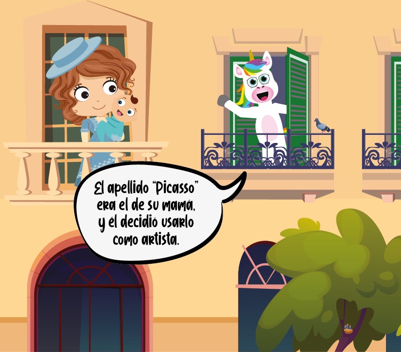 Colorin cuenta Pablo Picasso para niños