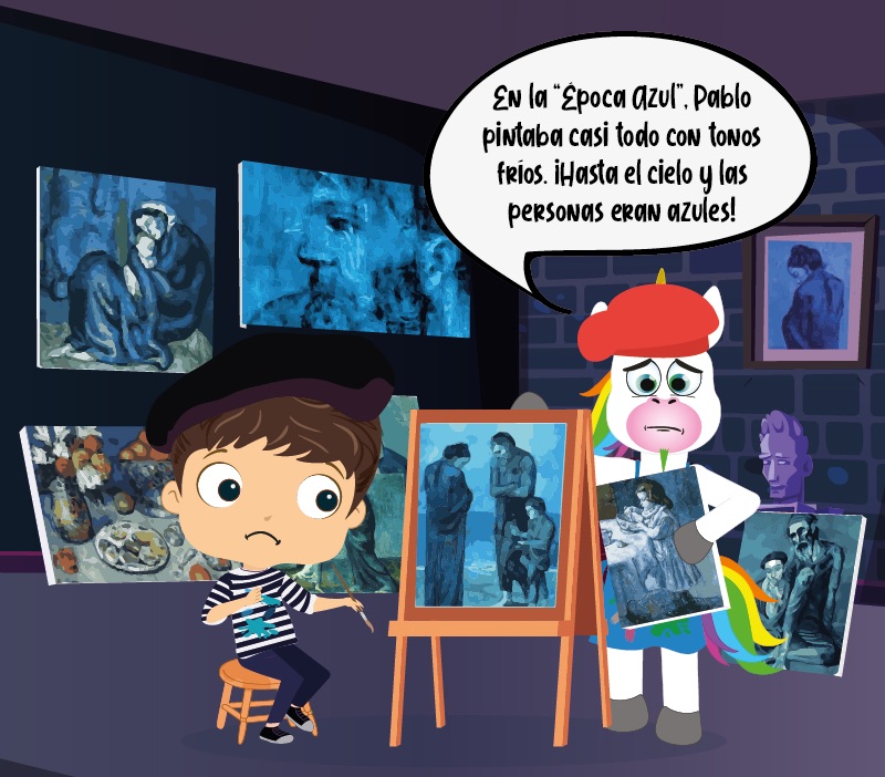 Colorin cuenta Pablo Picasso para niños