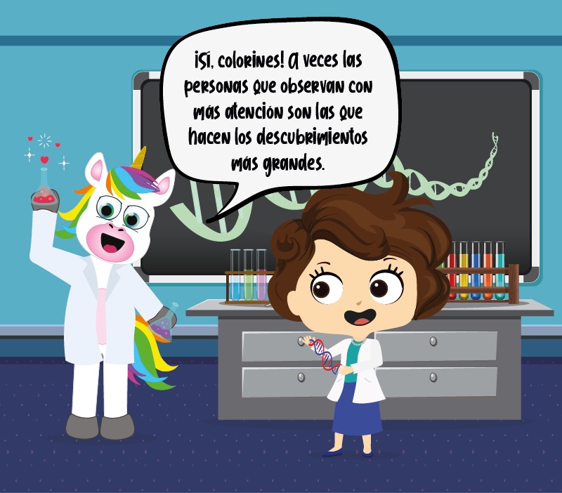 Colorin cuenta Rosalind Franklin para niños
