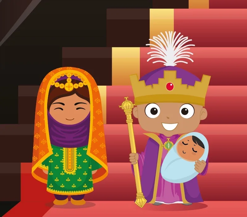 Colorin cuenta El rey Salomón para niños