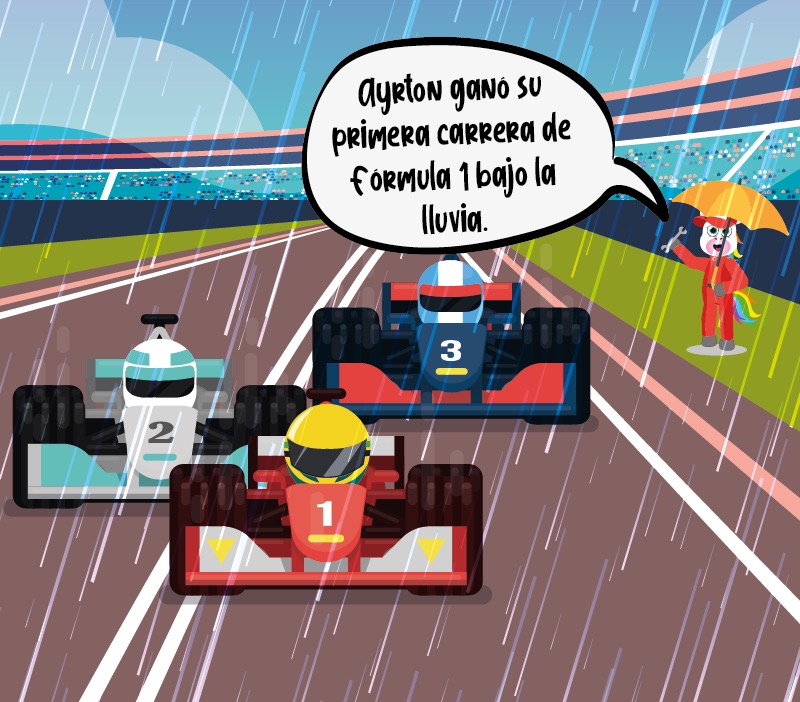 Colorin cuenta Ayrton Senna para niños