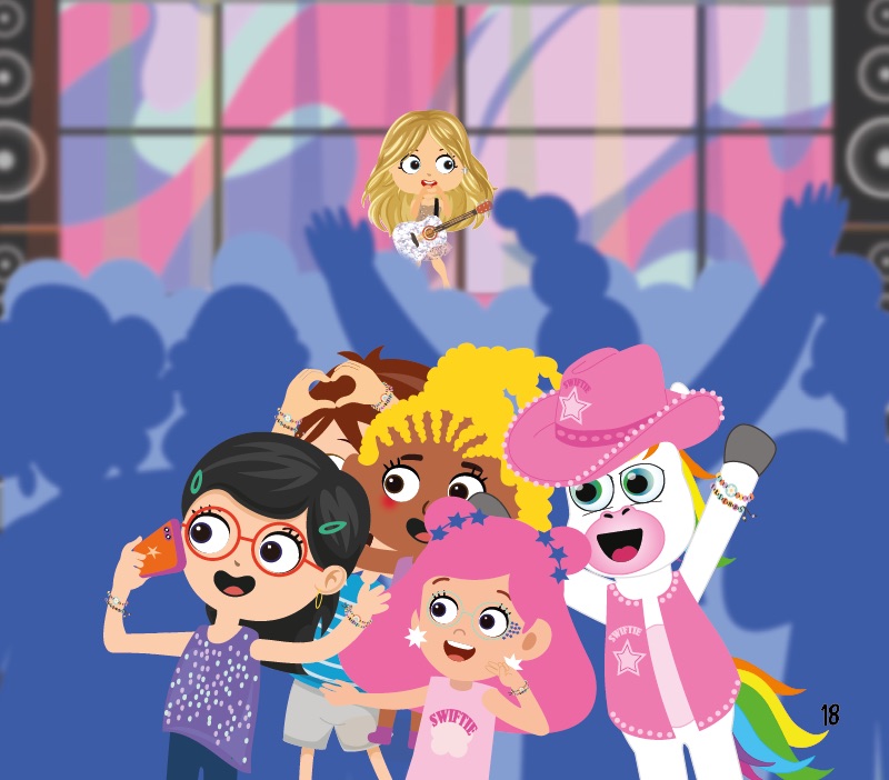Colorin cuenta Taylor Swift para niños