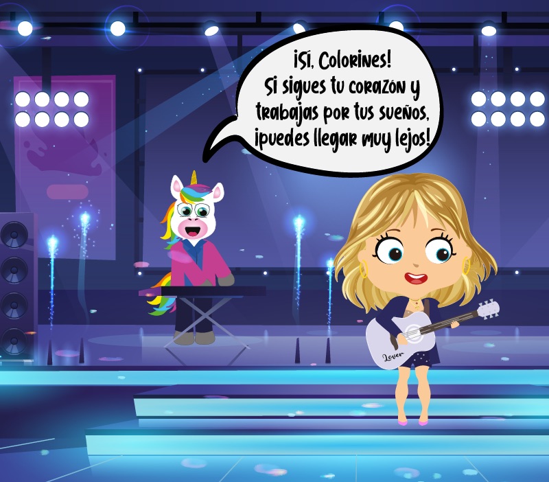 Colorin cuenta Taylor Swift para niños