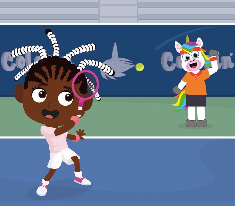Colorin cuenta Venus y Serena Williams para niños