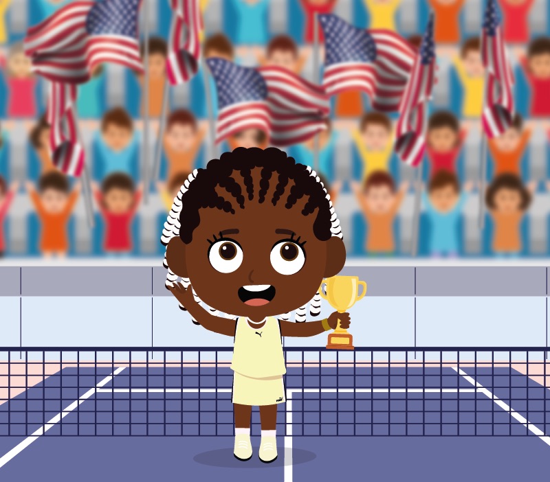 Colorin cuenta Las hermanas Williams para niños