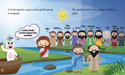 La historia de Jesús para niños- Los 12 apóstoles