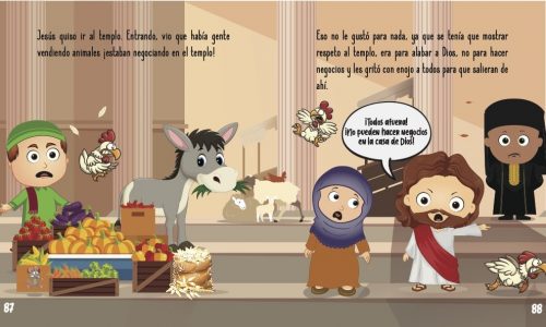 La historia de Jesús para niños- Jesús llega a Jerusalén