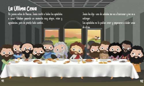 La historia de Jesús para niños- La última cena