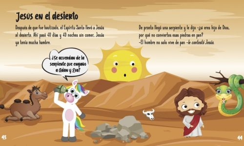 La historia de Jesús para niños- Las 3 tentaciones de Jesús