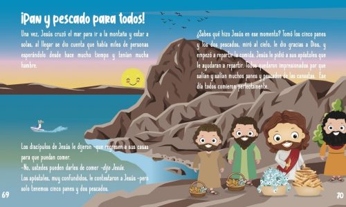 La historia de Jesus para ninos- Pan y pescado para todos