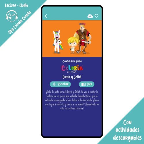 Colorin cuenta David y Goliat
