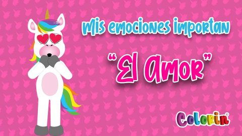 El color de las emociones de los niños : el amor