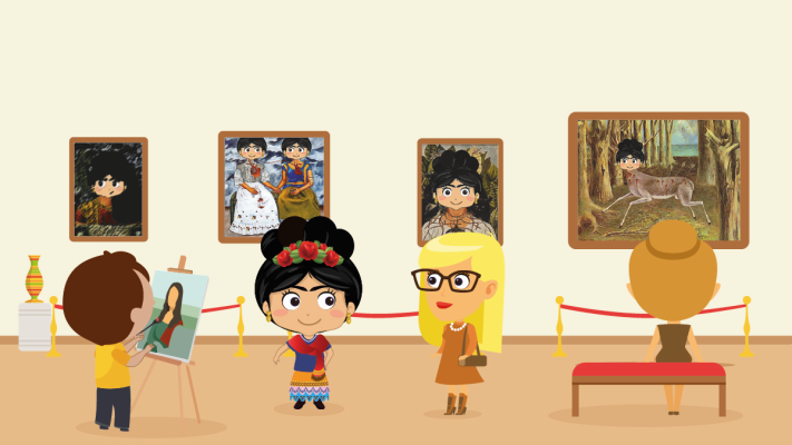 frida 6 Biografía de Frida Kahlo para niños